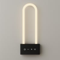 مصباح جداري LED 2053-BK-| تصميم حرف U بتحكم لمس ذك...