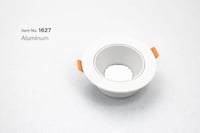 فريم سبوت لايت ابيض دائري المنيوم 7 سم عريض بعدة ا...