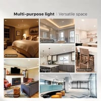 سبوت لايت 7 سم 7 واط بترانس داخلي وعدسة مثلجة ضد ا...