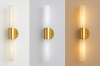 أبليك جداري مودرن أنبوبي ذهبي فاخر بطول 40 سم عرض...