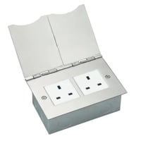 فيش ارضي بغطاء مفتوح مزوج اس ستيل