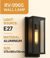 فانوس جداري خارجي | LED حديث | ألمنيوم | موديل 996...