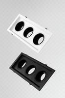 اطار ضد التوهج عريض المنيوم ثلاثي مقاس 10×30 سم 16...