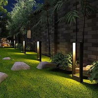 عمود حدائق بطول 60 سم GU10 المنيوم انارة ممرات ضما...