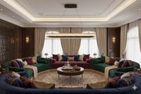 ثريا مستطيلة كريستال ID-20225V-120فاخرة بتصميم عصر...