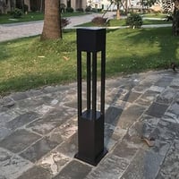 عمود حدائق بطول 60 سم GU10 المنيوم انارة ممرات ضما...