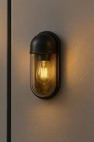 فانوس جداري خارجي حديث من البلاستيك المقوى 244