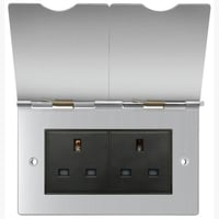 فيش ارضي بغطاء مفتوح مزوج اس ستيل