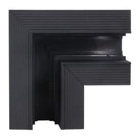 زاوية مسار مغناطيسي من الألومنيوم (دفن قبل الجبس)