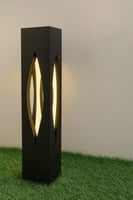 عمود حدائق بطول 60 سم GU10 المنيوم انارة ممرات ضما...