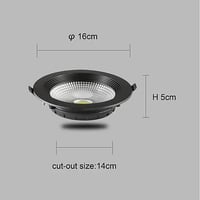 سبوت لايت عادي كوب سيوبي 7سم بقوة 7 واط جرم ابيض و...