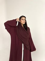 عباية كريب عنابي