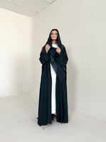 عباية صيفية خفيفة بترولي ربع بشت