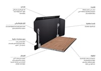 طاولة باب الشنطه (بيسك) - رانجلر جي ال