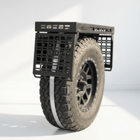 سلة الأمتعة على تاير السبير