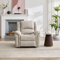 كرسي إسترخاء هزاز دوار 6021 يدوي رصاصي فاتح