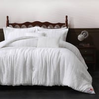 طقم لحاف 8 قطع جاكار كينج قطن فاخر