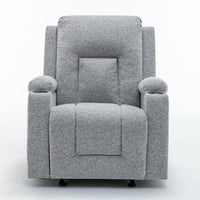 كرسي إسترخاء هزاز 8073 مع حامل أكواب رصاصي