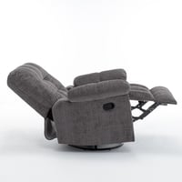 كرسي إسترخاء هزاز دوار 8068 بني غامق