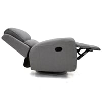 كرسي إسترخاء هزاز دوار 9223 مودرن رصاصي