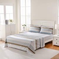 شرشف سرير 4 قطع نفرين مشجر