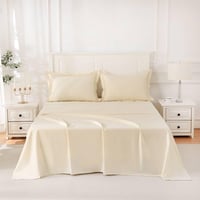 شرشف سرير 4 قطع نفر مطرز