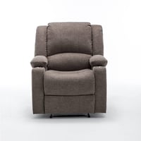 كرسي إسترخاء ثابت 8066 مع حامل أكواب بني غامق