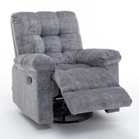 كرسي إسترخاء هزاز دوار 8068 رصاصي