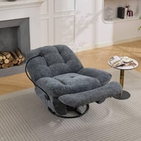 كرسي إسترخاء هزاز دوار كلاسيك 6069B مع حامل هاتف ر...