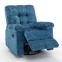 كرسي إسترخاء هزاز دوار 8068 أزرق