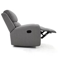 كرسي إسترخاء هزاز دوار 9223 مودرن رصاصي