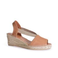 توني بونس صندل ويدج بني مطاط جانبي - TEIDE-P