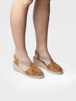 صندل بني توني بونس بتقاطعات - TRAPA