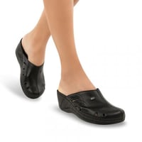 حذاء اسود مغلق من الامام مرتفع - MUYA