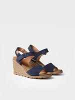 حذاء مرتفع كحلي – DAFNE