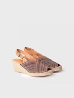 توني بونس صندل مخطط بني - TEIA