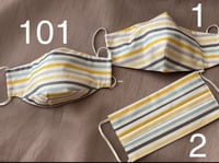 كمامة قماشية مخططة رقم #74