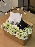 طقم ( اقراط + سوارة ) بورد صناعي