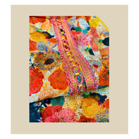 جلابية قطن تطريز قيطان