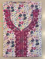 جلابية قطن مع طرحة