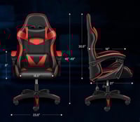 كرسي العاب اسود و احمر - GAMING CHAIR BLACK & RED