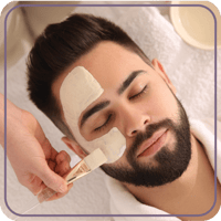 جلسة تنظيف طبي للرجال (Facial)