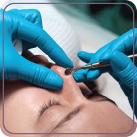 جلسة تنظيف الأنف وتقليل الدهون