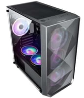 كيس بي سي power train mid tower / 4 fans