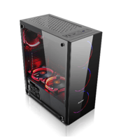 كيس بي سي JIGUANG RGB mid tower / 4 fans