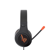 سماعة ميشن MT-HP021 اسود-برتقالي