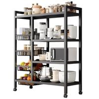 رفوف معدنية مع ادراج