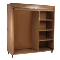 دولاب تخزين مقسم – 4 رفوف حديدية قوية 200×200 سم ل...