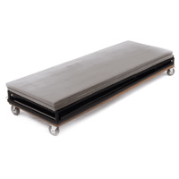 دولاب التخزين PVC بعجلات – 5 رفوف حديدية قوية 200×...