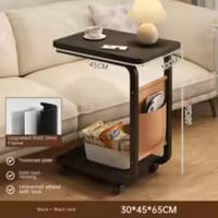 طاولة خدمه جانبية بعجلات بتصميم ذكي ومريح